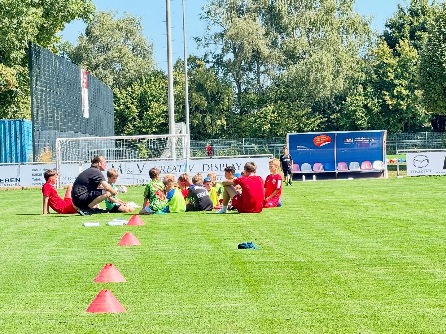 Feriencamp im Seestadion gestartet