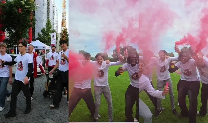 Jubel nach dem Aufstieg in die Kreisliga A